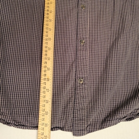 Columbia Mens XL Button Down Shirt Gray Plaid - Picture 5 of 6